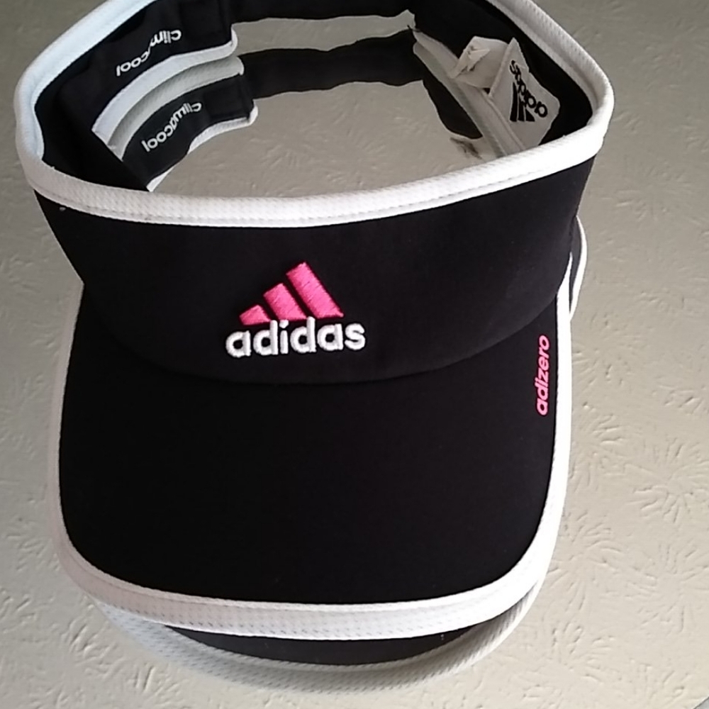 ‼️Final Price‼️NWOT Adidas black and pink visor